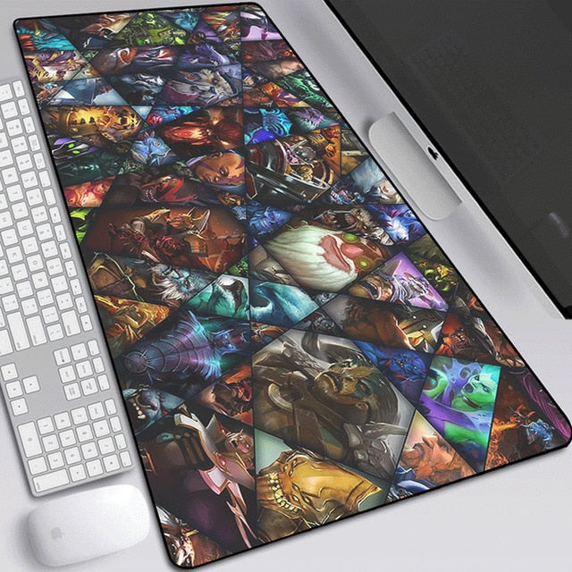 The Fragment of Heroes Dota 2 Large Mousepad