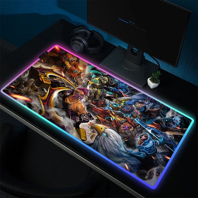 Battle of Dota 2 RGB Mousepad