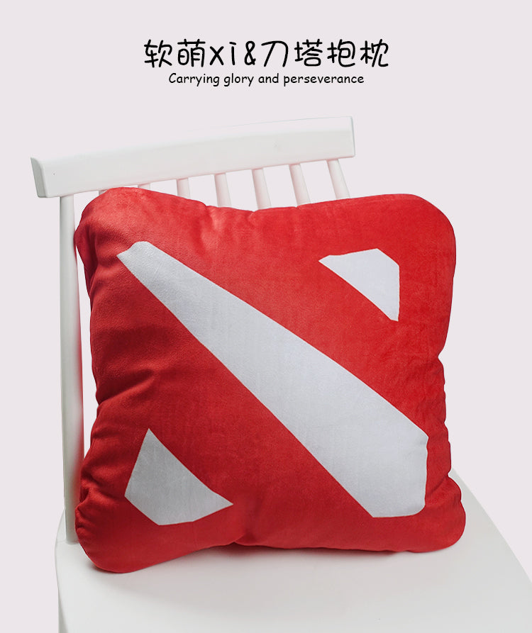 Dota 2 Logo Soft Stuffed Plush Pillow